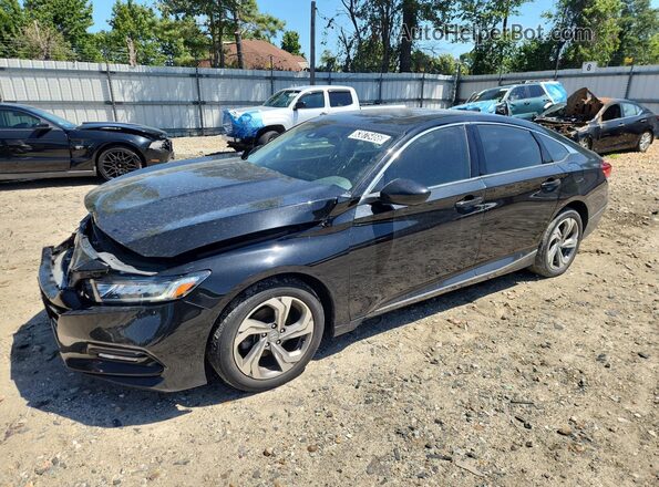 1HGCV1F45KA021861 2019 HONDA ACCORD Black 