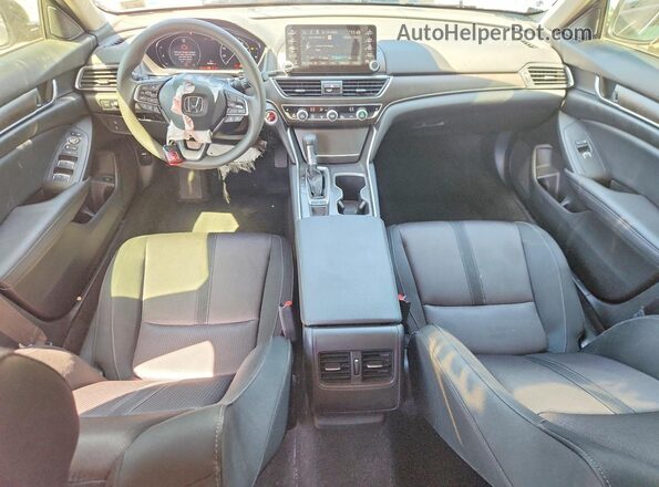 1HGCV1F45KA021861 2019 HONDA ACCORD Black Вид панелі приладів