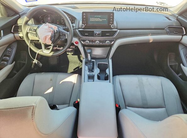 1HGCV1F45KA152563 2019 HONDA ACCORD Blue Вид панелі приладів