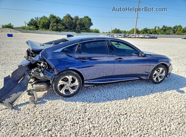 1HGCV1F45KA152563 2019 HONDA ACCORD Blue Задня права чверть