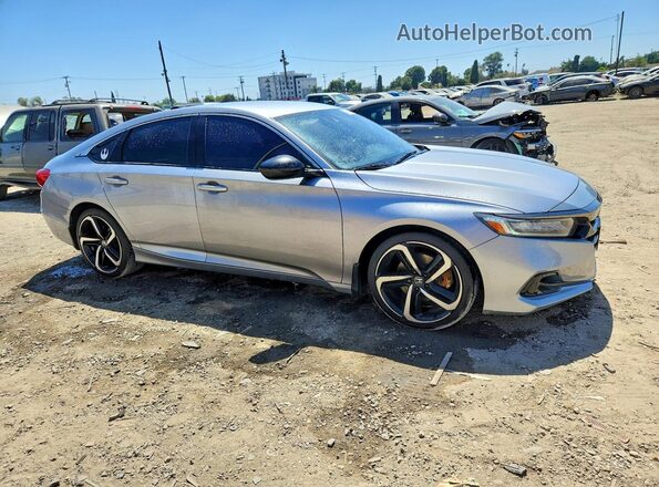 1HGCV1F45NA010637 2022 HONDA ACCORD Silver Front right