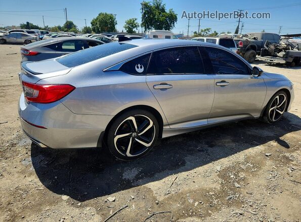 1HGCV1F45NA010637 2022 HONDA ACCORD Silver Rear right