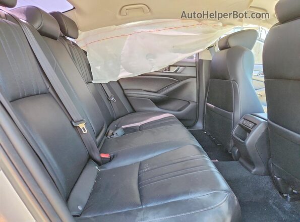 1HGCV1F45NA010637 2022 HONDA ACCORD Silver Rear seats view