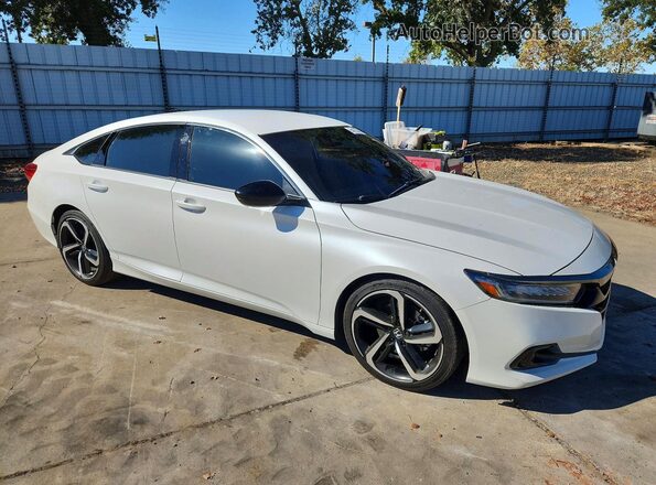 1HGCV1F46NA006564 2022 HONDA ACCORD White Առջևի աջ