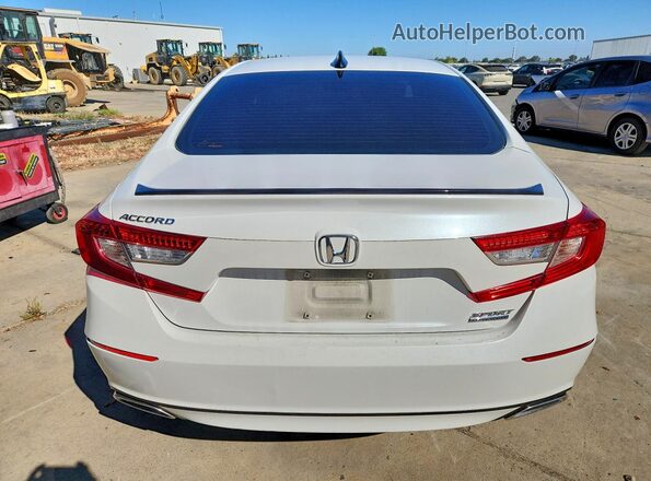 1HGCV1F46NA006564 2022 HONDA ACCORD White Հետևի տեսք