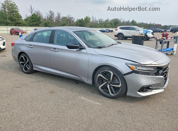 1HGCV1F46NA007441 2022 HONDA ACCORD Silver Delantero derecho