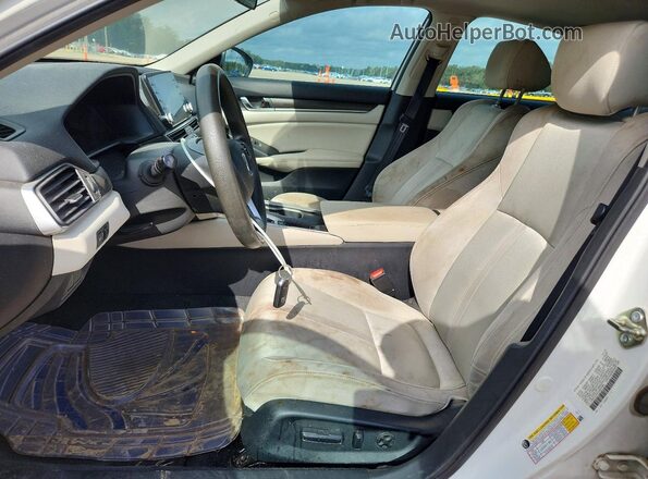 1HGCV1F47LA031955 2020 HONDA ACCORD White Vista interior delantera