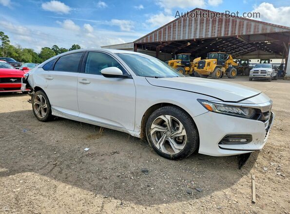 1HGCV1F47LA031955 2020 HONDA ACCORD White Delantero derecho