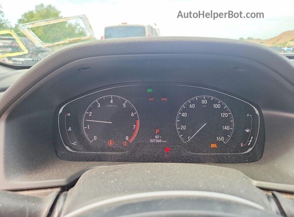 1HGCV1F47LA068696 2020 HONDA ACCORD Silver Սարքավորումների վահանակի տեսք