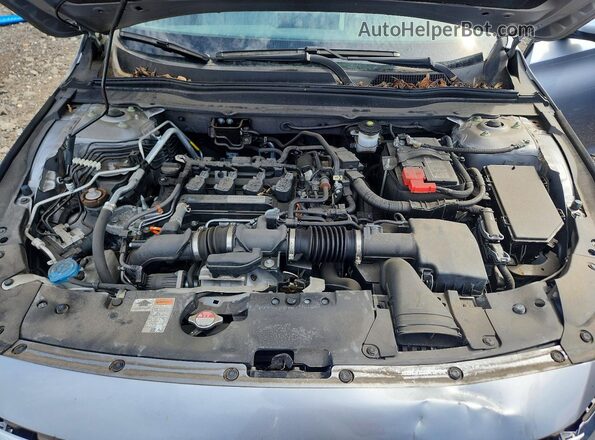 1HGCV1F47LA068696 2020 HONDA ACCORD Silver Սալոնի հետևի տեսք