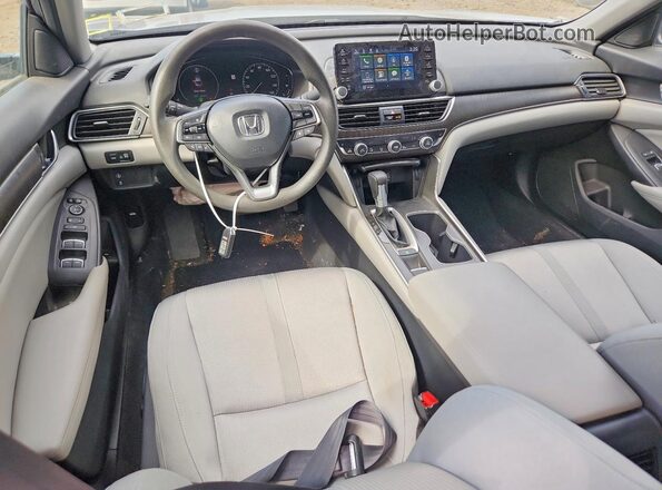 1HGCV1F47LA068696 2020 HONDA ACCORD Silver Առջևի վահանակի տեսք