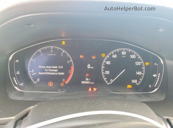 1HGCV1F47NA068538 2022 HONDA ACCORD Black Vista del cuadro de instrumentos