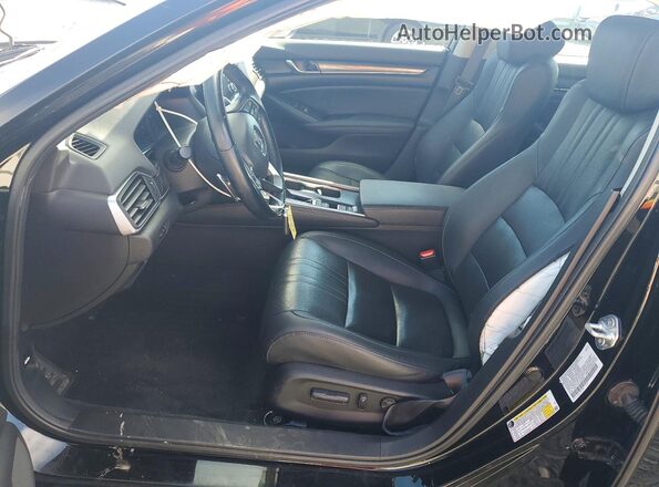1HGCV1F47NA068538 2022 HONDA ACCORD Black Vista interior delantera