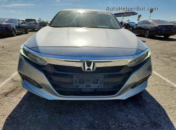 1HGCV1F48JA073936 2018 HONDA ACCORD Silver Vista frontal