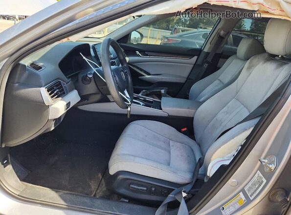 1HGCV1F48JA073936 2018 HONDA ACCORD Silver Vista interior delantera