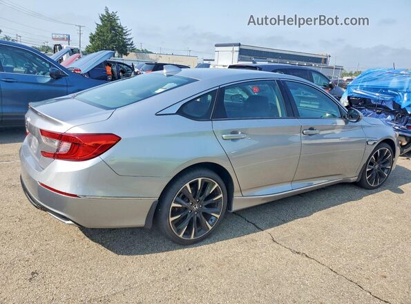 1HGCV1F48LA122524 2020 HONDA ACCORD Silver Задня права чверть