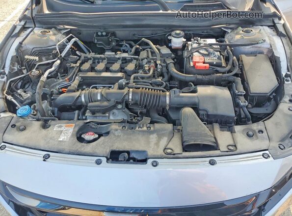 1HGCV1F48LA122524 2020 HONDA ACCORD Silver Вид задньої частини салону