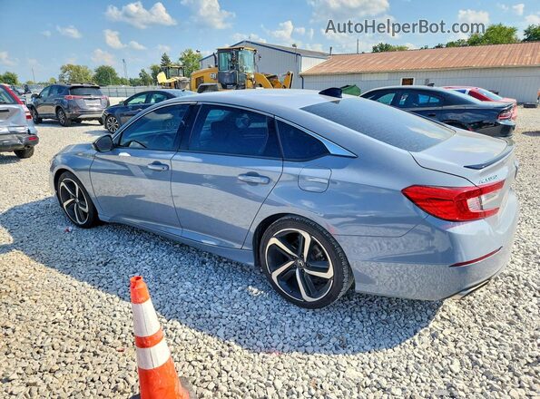 1HGCV1F48MA012588 2021 HONDA ACCORD Серый Задняя левая четверть