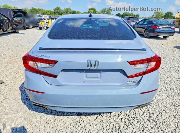 1HGCV1F48MA012588 2021 HONDA ACCORD Серый Вид сзади