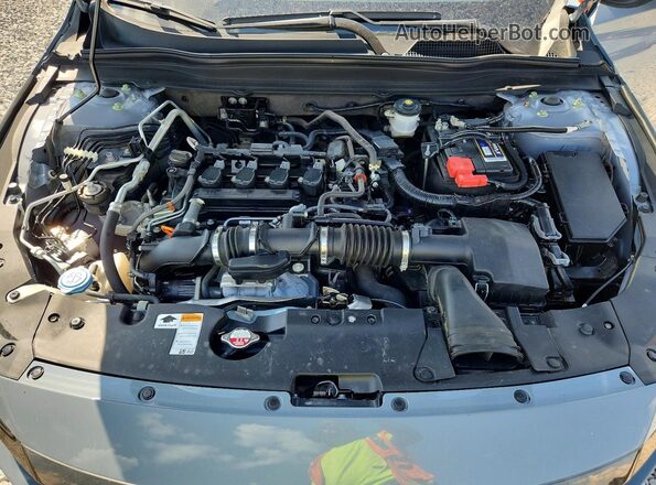 1HGCV1F48MA012588 2021 HONDA ACCORD Серый Вид задней части салона