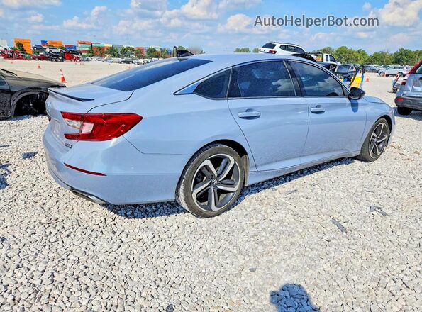 1HGCV1F48MA012588 2021 HONDA ACCORD Серый Задняя правая четверть