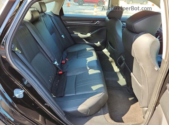 1HGCV1F48MA022649 2021 HONDA ACCORD Black Widok tylnych siedzeń