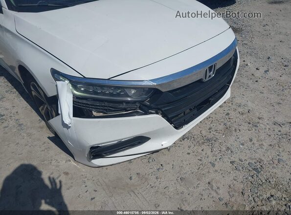 1HGCV1F49JA032800 2018 HONDA ACCORD White წინა ხედი