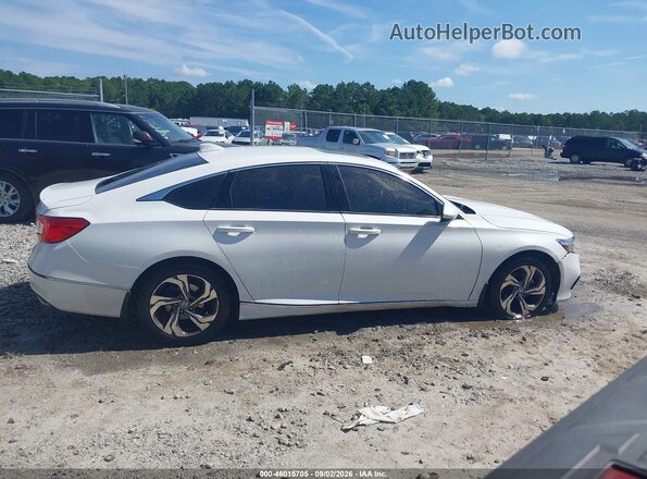 1HGCV1F49JA032800 2018 HONDA ACCORD White უკანა სალონის ხედი
