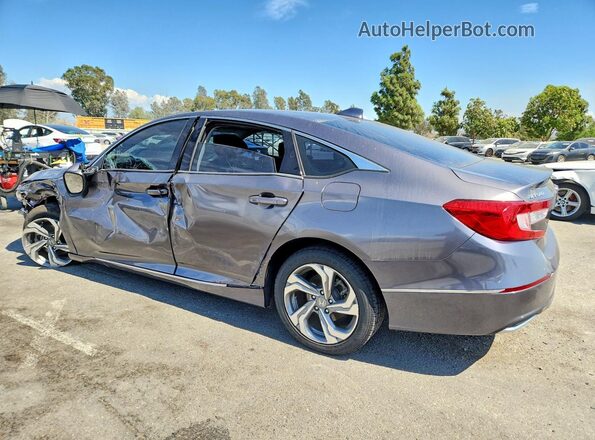 1HGCV1F49KA009793 2019 HONDA ACCORD Gray უკანა მარცხენა