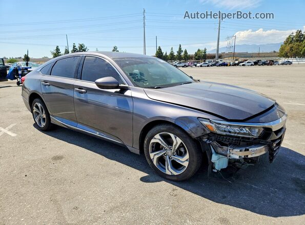 1HGCV1F49KA009793 2019 HONDA ACCORD Gray წინა მარჯვენა