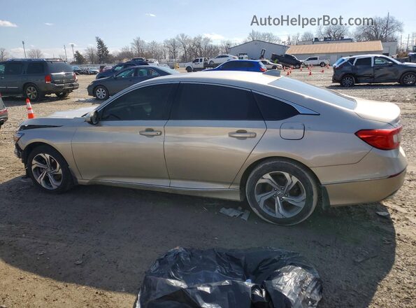 1HGCV1F49KA091752 2019 HONDA ACCORD Желто-коричневый Задняя левая четверть