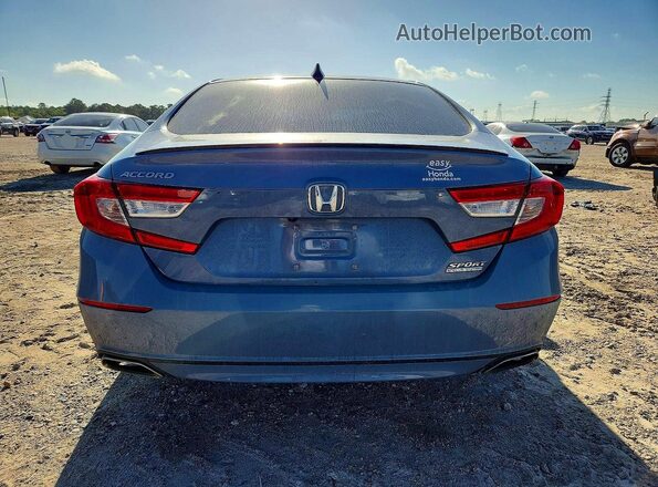 1HGCV1F49MA035443 2021 HONDA ACCORD Серый Вид сзади