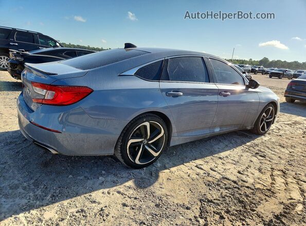 1HGCV1F49MA035443 2021 HONDA ACCORD Серый Задняя правая четверть