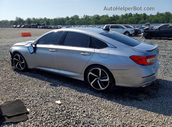 1HGCV1F4XMA068242 2021 HONDA ACCORD Silver Հետևի ձախ