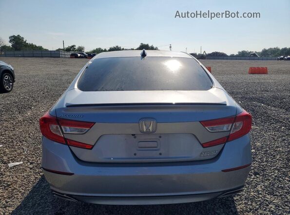 1HGCV1F4XMA068242 2021 HONDA ACCORD Silver Հետևի տեսք