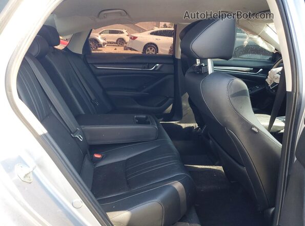 1HGCV1F4XMA068242 2021 HONDA ACCORD Silver Հետևի նստատեղերի տեսք