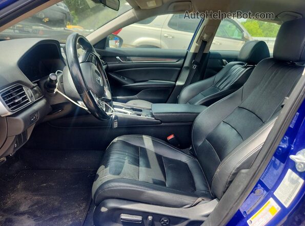 1HGCV1F4XNA006616 2022 HONDA ACCORD Синий Вид салона спереди