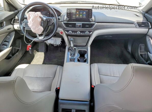 1HGCV1F51LA051868 2020 HONDA ACCORD Gray Առջևի վահանակի տեսք