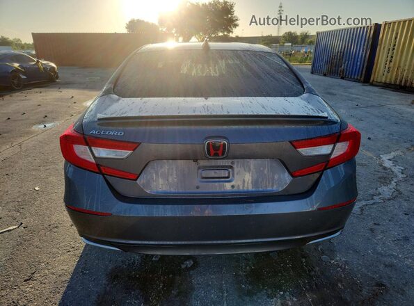 1HGCV1F52LA128117 2020 HONDA ACCORD Серый Вид сзади