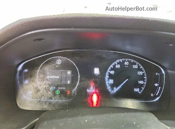 1HGCV1F53JA172947 2018 HONDA ACCORD White ხელსაწყოთა პანელის ხედი