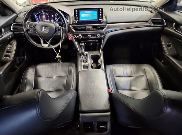 1HGCV1F53JA172947 2018 HONDA ACCORD White წინა პანელის ხედი