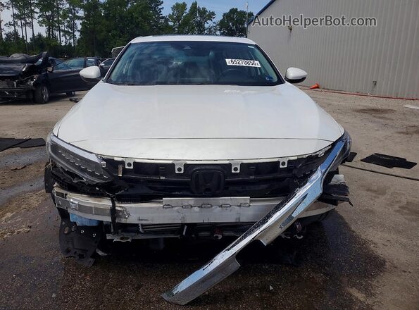 1HGCV1F53MA012121 2021 HONDA ACCORD Белый Вид спереди