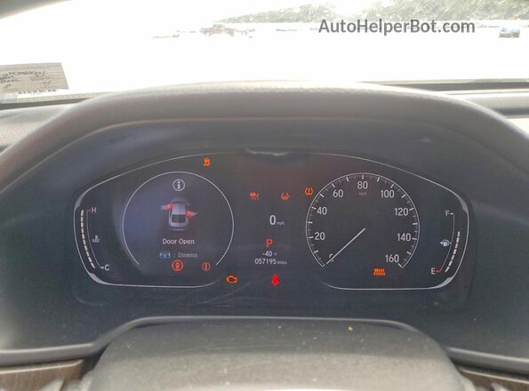 1HGCV1F53MA012121 2021 HONDA ACCORD Белый Вид щитка приборов