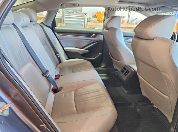 1HGCV1F54LA008772 2020 HONDA ACCORD Gray Rear seats view