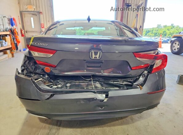 1HGCV1F54LA008772 2020 HONDA ACCORD Gray Rear view