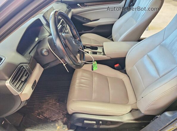 1HGCV1F54LA008772 2020 HONDA ACCORD Gray Front interior view