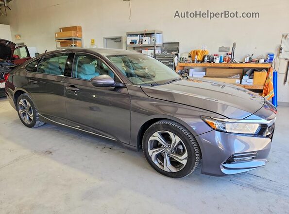 1HGCV1F54LA008772 2020 HONDA ACCORD Gray Front right