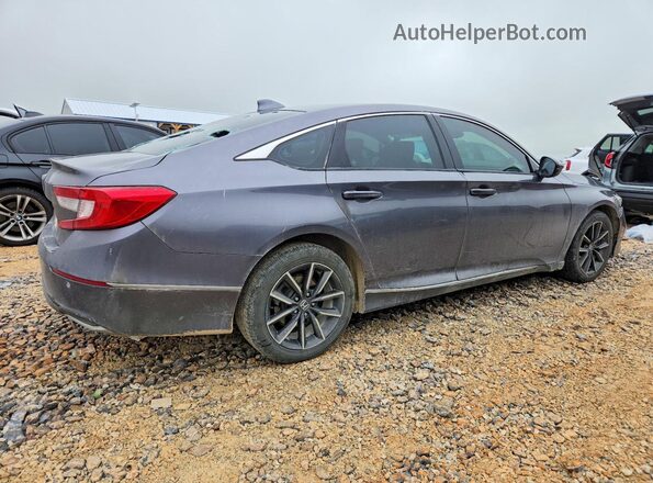 1HGCV1F54MA092027 2021 HONDA ACCORD Gray Tył prawy