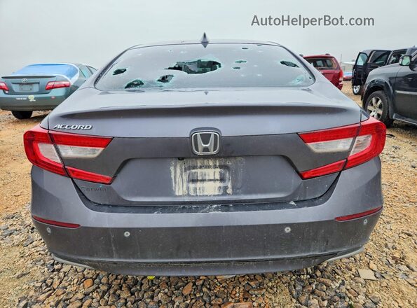 1HGCV1F54MA092027 2021 HONDA ACCORD Gray Widok z tyłu