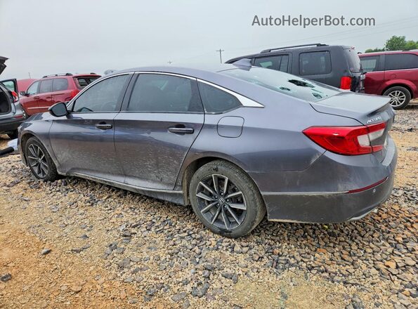 1HGCV1F54MA092027 2021 HONDA ACCORD Gray Tył lewy